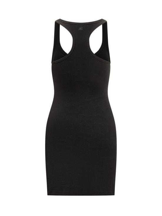 25SS 쿠레쥬 숏 원피스 225JRO641JS0194 9999 BLACK - COURREGES