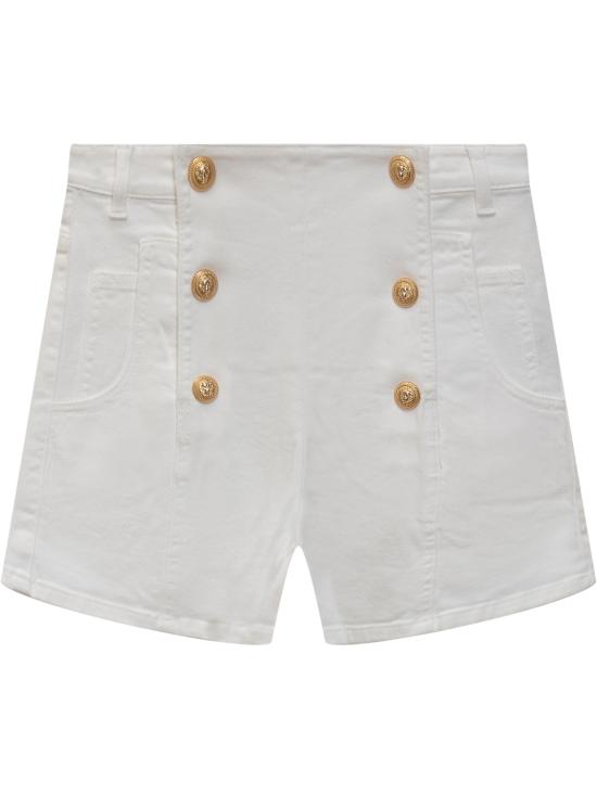  [키즈] 발망 쇼츠/버뮤다 BU6C99D0039 100OR WHITE GOLD
