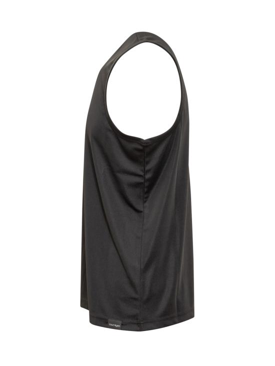  쿠레쥬 민소매 티셔츠 124JDE069JS0045 9999 BLACK - COURREGES