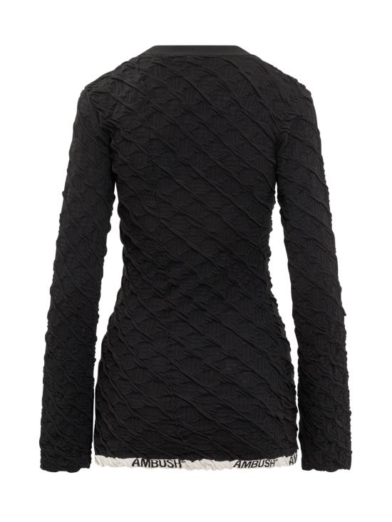  엠부시 스웨터 BWHF012F22KNI001 1010 BLACK - AMBUSH