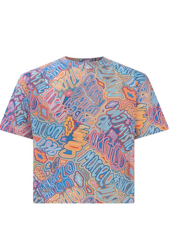  [키즈] 마르셀로 불론 티셔츠 CGAA005S23JER005 4584 BLUE MULTI