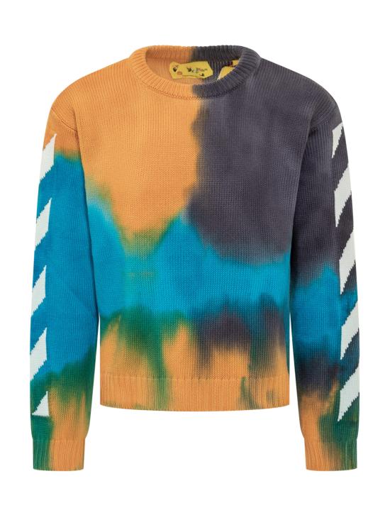  [키즈] 오프화이트 풀오버 OBHE001S23KNI009 2101 MELON WHITE