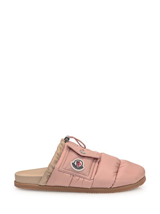 25SS 몽클레어 몬 포켓 패딩 레더 뮬 K109B4M00040M5080 51J ROSA