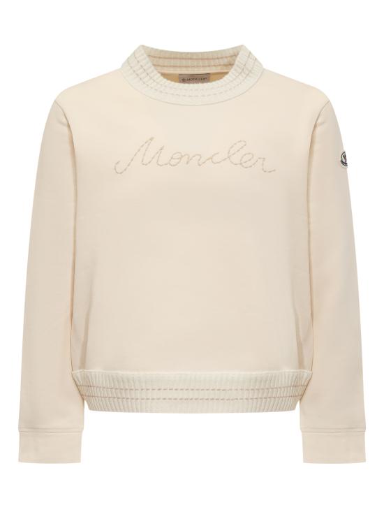 24FW [키즈] 몽클레어 트레이닝 상의 J29548G00012899PS 050 BIANCO