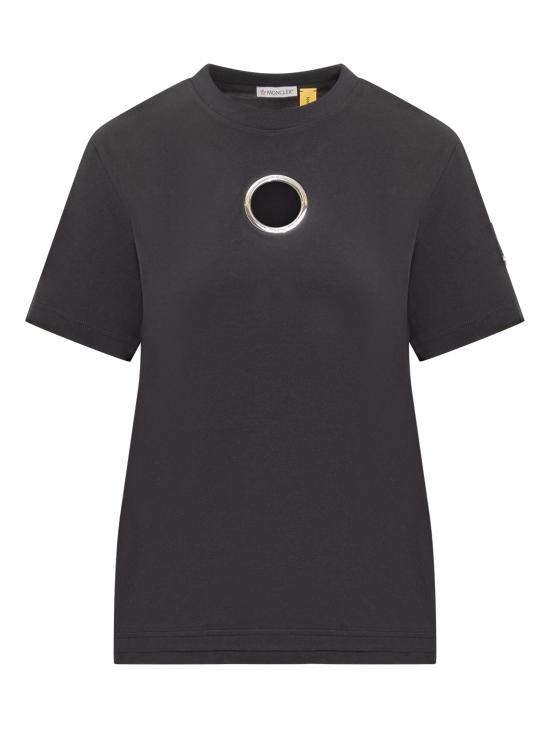 24FW 몽클레어 X 윌로우 스미스 반팔 티셔츠 J209T8C0000689AHD 999 NERO