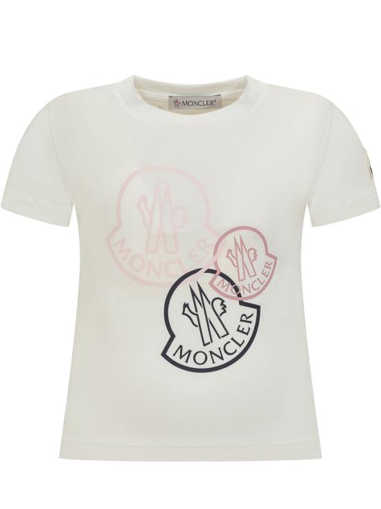 24FW [키즈] 몽클레어 티셔츠 J29518C000028790N 034 BIANCO