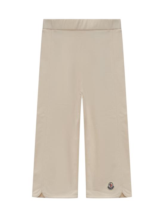 24FW [키즈] 몽클레어 트레이닝/조거 팬츠 J29518H0000589A23 050 BIANCO