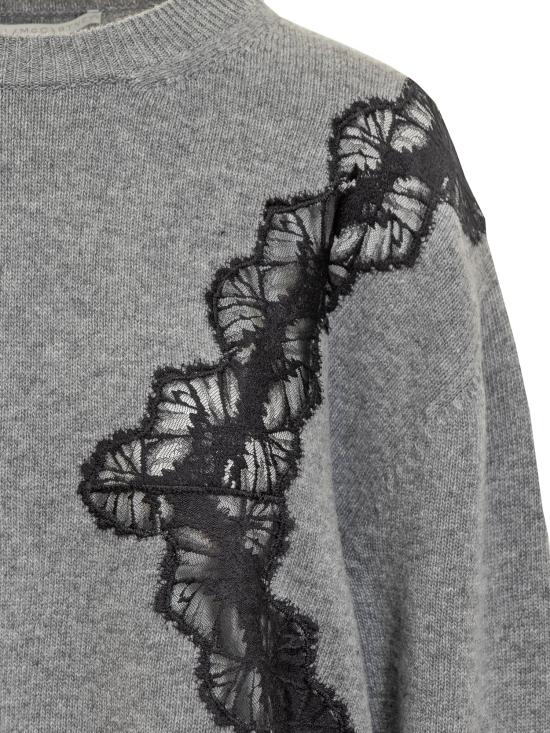 24FW 스텔라 맥카트니 스웨터 6K08113S2504 1262 GREY MELANGE - STELLA MCCARTNEY