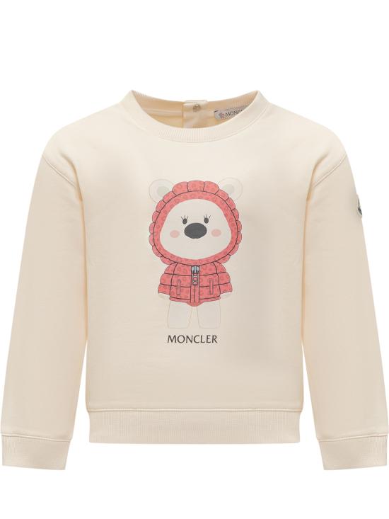 24FW [키즈] 몽클레어 트레이닝 상의 J29518G0000689A23 050 BIANCO