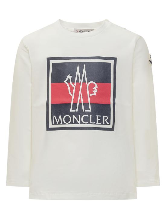 24FW [키즈] 몽클레어 티셔츠 J29518D000078790N 034 BIANCO