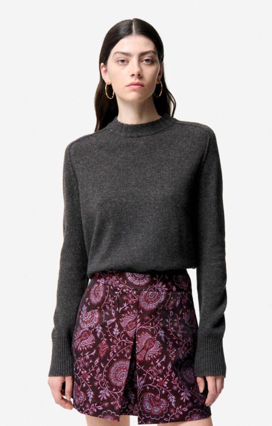  바네사브루노 숏 스커트 바네사 브루노 피키르 스커트 보르도/메탈릭 - VANESSA BRUNO