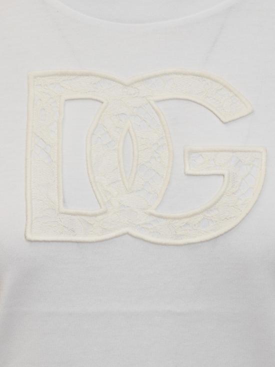  돌체앤가바나 반팔 티셔츠 F8M68ZGDB9O W0800 BIANCO OTTICO - DOLCE & GABBANA