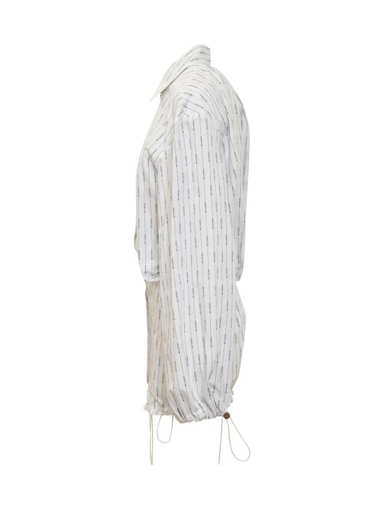  디 아티코 숏 원피스 242WCA277C078 020 WHITE BLACK - THE ATTICO