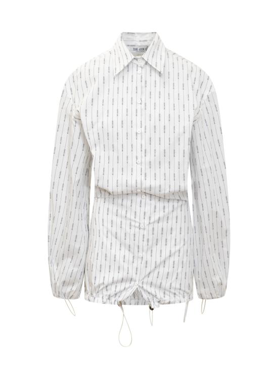  디 아티코 숏 원피스 242WCA277C078 020 WHITE BLACK