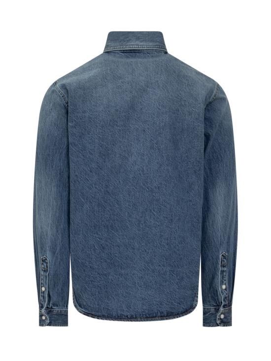 25SS 베르사체 데님 셔츠 10189101A13583 1D800 MEDIUM BLUE - VERSACE