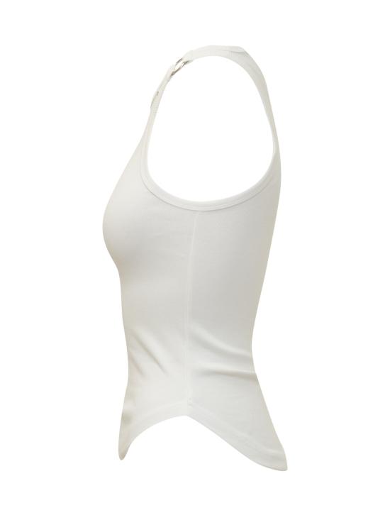 25FW 쿠레쥬 민소매 티셔츠 325JDE142JS0194 0001 HERITAGE WHITE - COURREGES