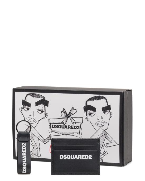 25FW 디스퀘어드2 남성지갑 GBM000101504110 M063 NERO BIANCO - DSQUARED2