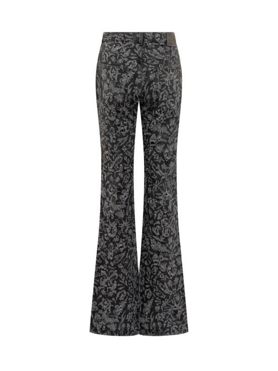  오프화이트 데님 팬츠 OWYA047S24DEN001 1001 VINTAGE BLACK WH - OFF WHITE