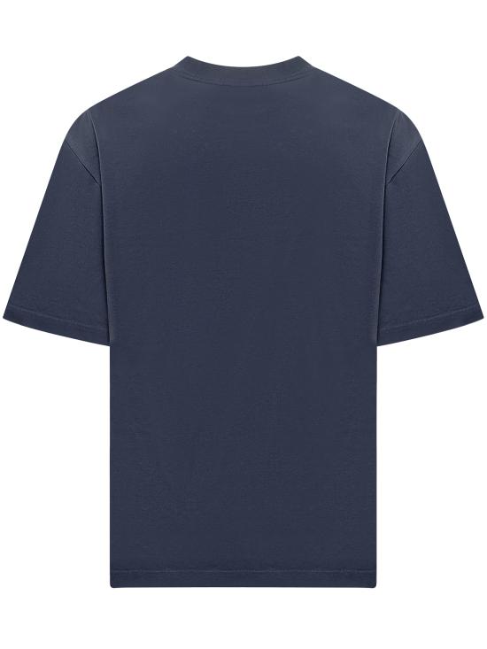  엠부시 반팔 티셔츠 BMAA001F24JER001 4501 INSIGNIA BLUE BLANC DE - AMBUSH