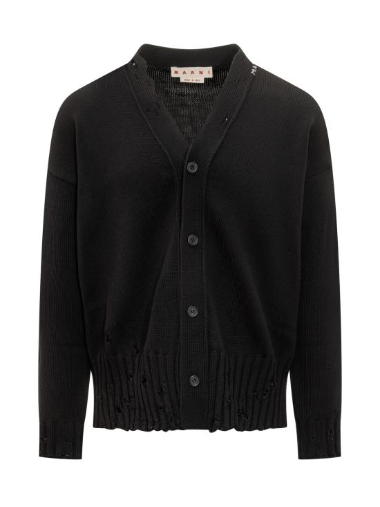 25FW 마르니 가디건 CDMG0136A0UFC652 00N99 NERO