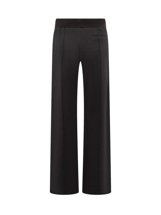  오프화이트 스트레이트 팬츠 OWVI021S24JER001 1010 BLACK - OFF WHITE