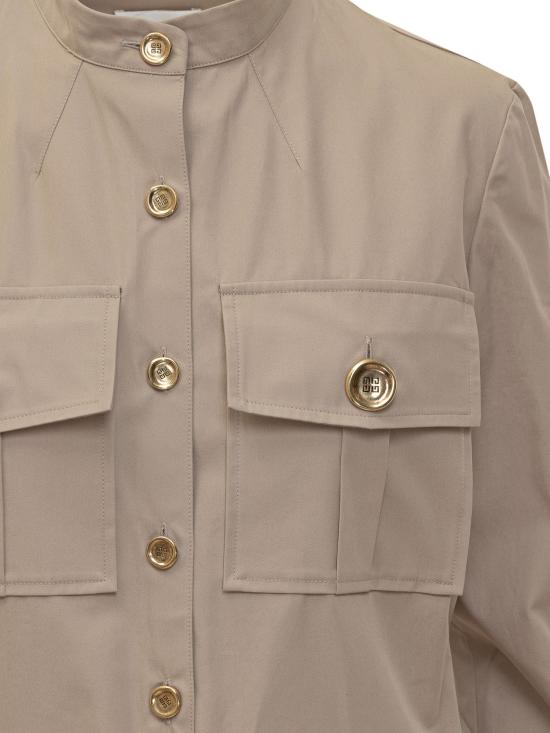 25SS 지방시 미디 원피스 BW22A915VK 281 TAUPE - GIVENCHY