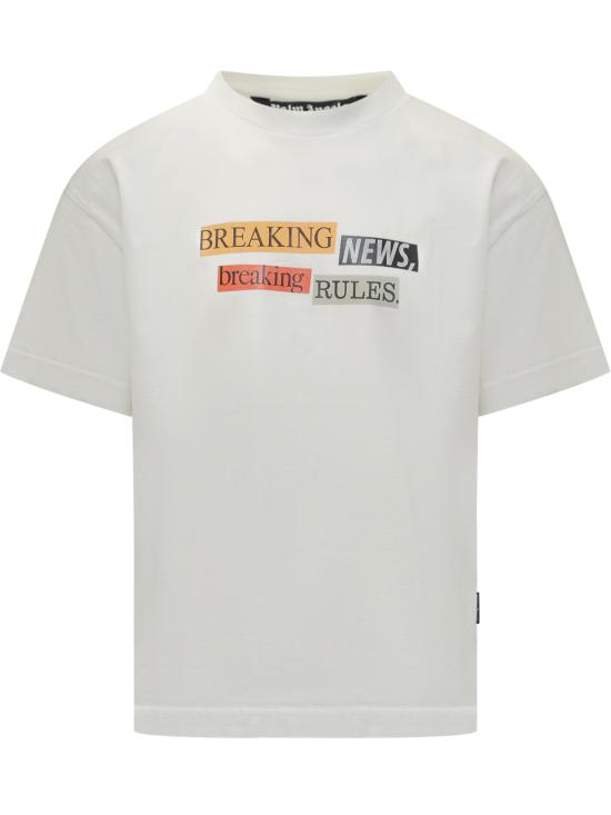 25FW 팜앤젤스 반팔 티셔츠 PMAA109F25JER005 0384 WHITE