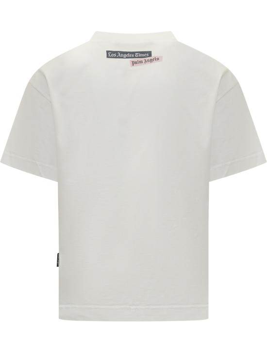 25FW 팜앤젤스 반팔 티셔츠 PMAA109F25JER005 0384 WHITE - PALM ANGELS