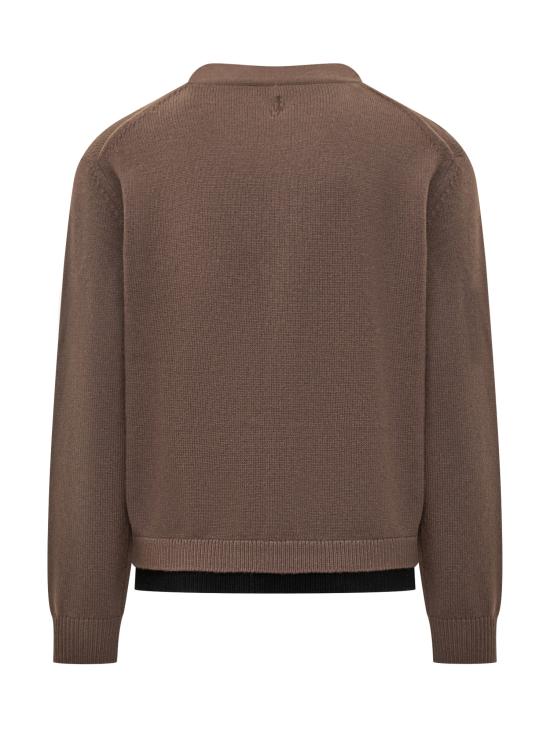 25FW JW앤더슨 가디건 KW1434YN0423 600 BROWN - JW ANDERSON