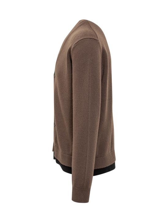 25FW JW앤더슨 가디건 KW1434YN0423 600 BROWN - JW ANDERSON