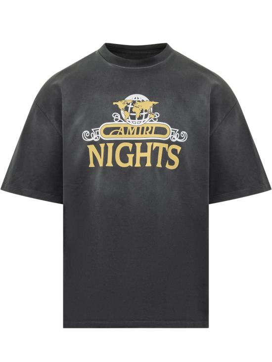 25FW 아미리 반팔 티셔츠 AMJYTE1207 BLACK