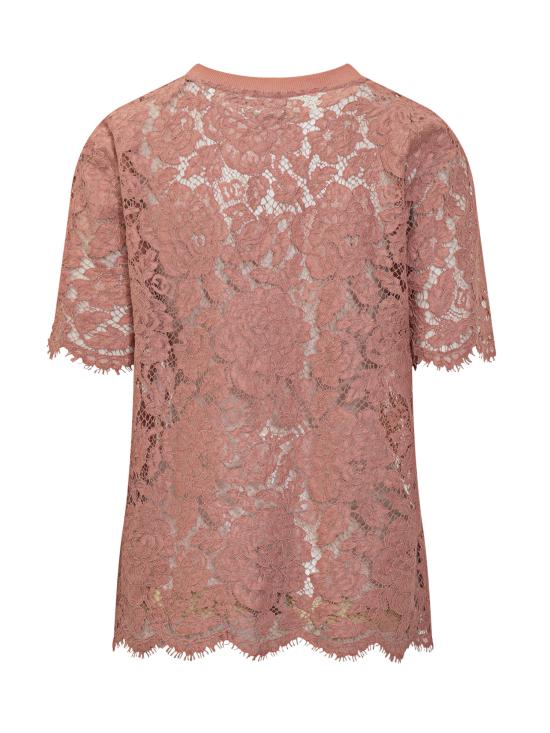 25SS 돌체앤가바나 반팔 티셔츠 F8V21THLM7L F0473 ROSA POLVERE SCURO - DOLCE & GABBANA