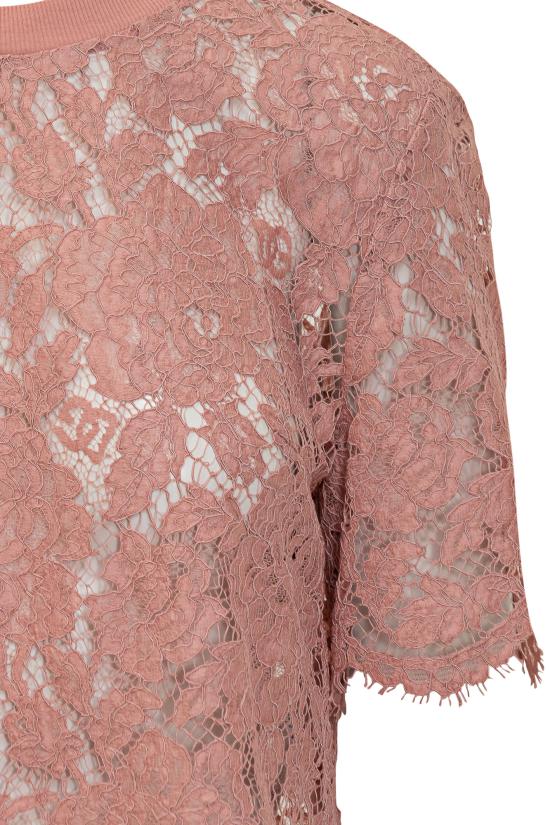 25SS 돌체앤가바나 반팔 티셔츠 F8V21THLM7L F0473 ROSA POLVERE SCURO - DOLCE & GABBANA