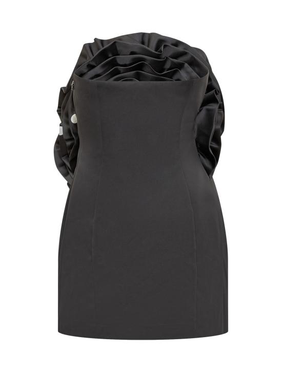 25SS 로테이트 숏 원피스 113903000 1000 BLACK COMB - ROTATE