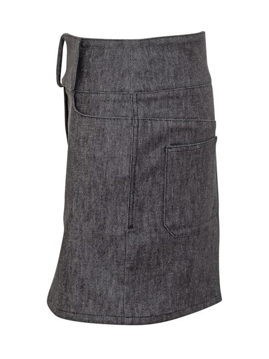 25SS 쿠레쥬 숏 스커트 225DJU271DE0035 9011 DARK GREY - COURREGES