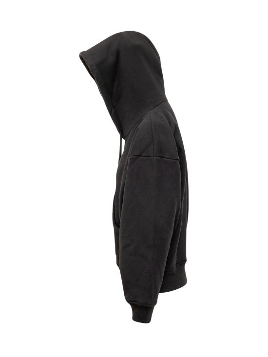 24FW 오프화이트 긴팔 티셔츠 OWBB061C99FLE001 1001 BLACK WHITE - OFF WHITE