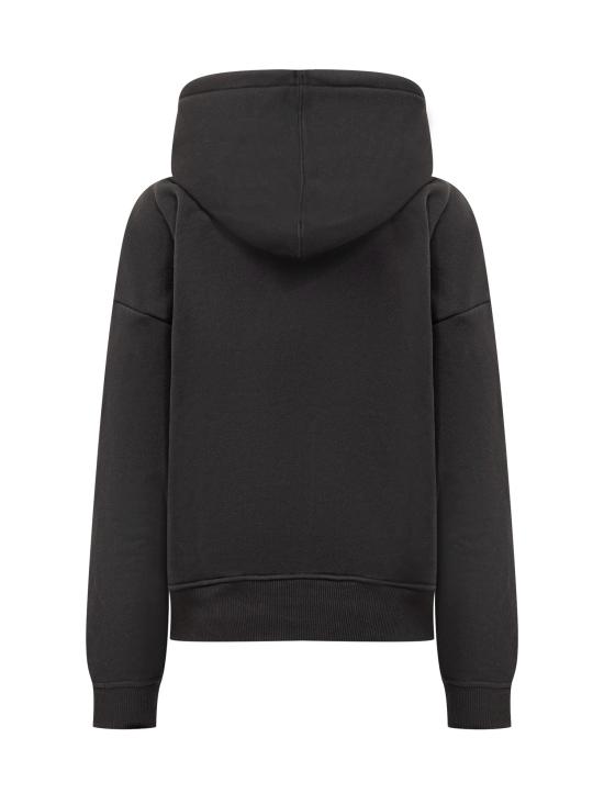 24FW 오프화이트 긴팔 티셔츠 OWBB061C99FLE001 1001 BLACK WHITE - OFF WHITE