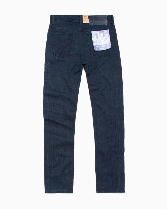  네이키드 & 페이머스 데님 팬츠 벌거벗고 유명한 이상한 남자 인디고 사시코 청바지 인디고 - NAKED & FAMOUS