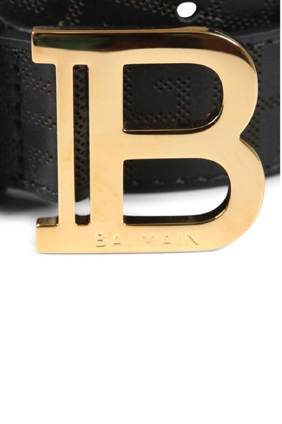 25SS [키즈] 발망 벨트 BW0Q31Z0847 930OR BLACK GOLD - BALMAIN