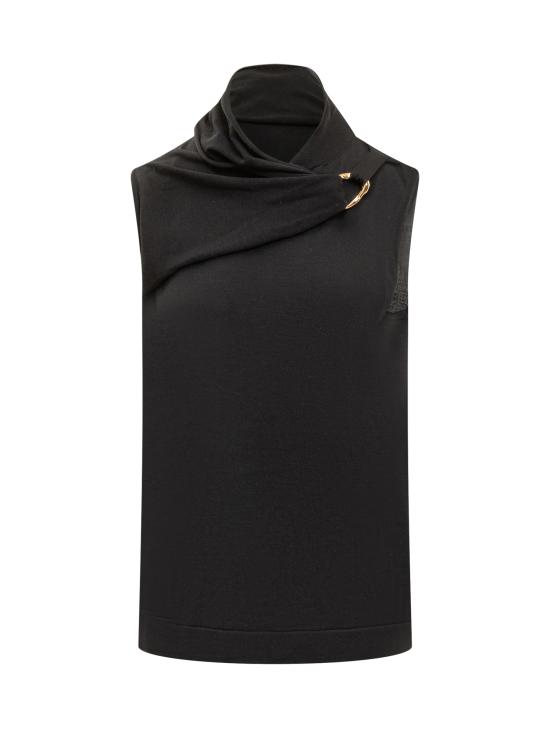  질샌더 민소매 티셔츠 J01NC0136J14699 001 BLACK