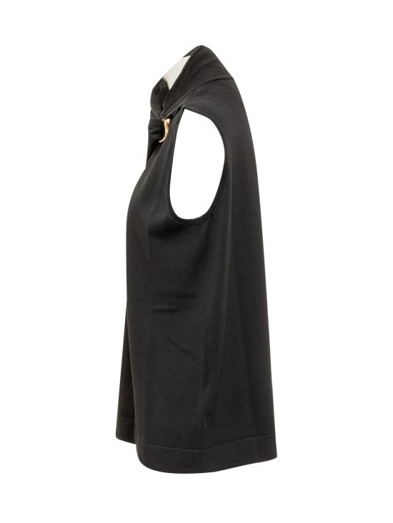  질샌더 민소매 티셔츠 J01NC0136J14699 001 BLACK - JIL SANDER