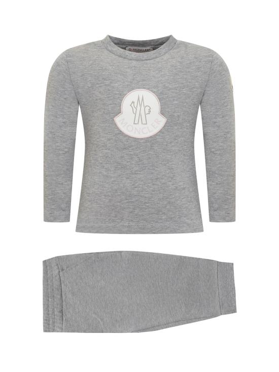 24FW [키즈] 몽클레어 티셔츠 J29518D000028790N 980 GRIGIO