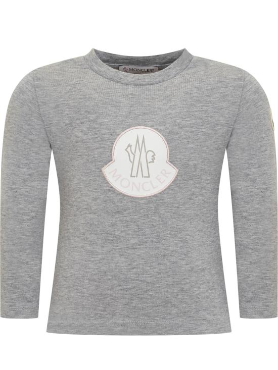 24FW [키즈] 몽클레어 티셔츠 J29518D000028790N 980 GRIGIO - MONCLER