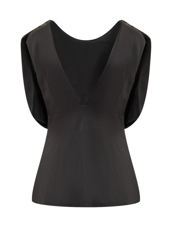  질샌더 민소매 티셔츠 J01NC0132J76018 001 BLACK - JIL SANDER