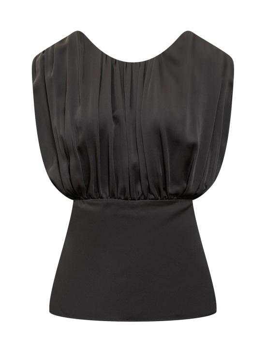  질샌더 민소매 티셔츠 J01NC0132J76018 001 BLACK