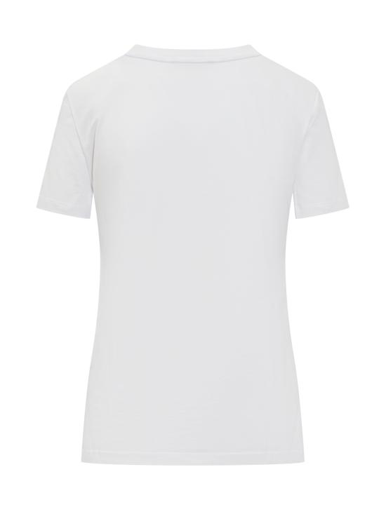 25SS 막스마라 ACACIA 아카시아 앵커 로고 자수 반팔 티셔츠 2511941031600 007 BIANCO BLU - MAX MARA