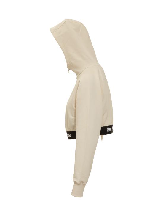  팜앤젤스 긴팔 티셔츠 PWBB062S24FLE001 0310 OFF WHITE BLACK - PALM ANGELS