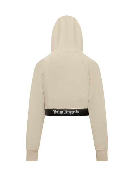  팜앤젤스 긴팔 티셔츠 PWBB062S24FLE001 0310 OFF WHITE BLACK - PALM ANGELS