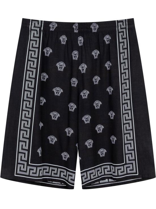 25SS [키즈] 베르사체 쇼츠/버뮤다 10182681A13057 5B040 BLACK WHITE