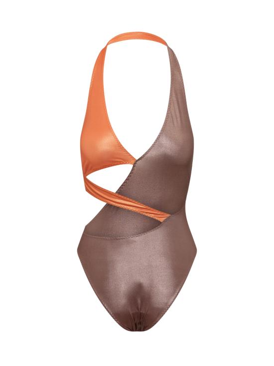  알레산드로 비질란테 원피스 수영복 SW09PL BROWN MARRONE - ALESSANDRO VIGILANTE